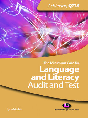 cover image of The Minimum Core for Language and Literacy